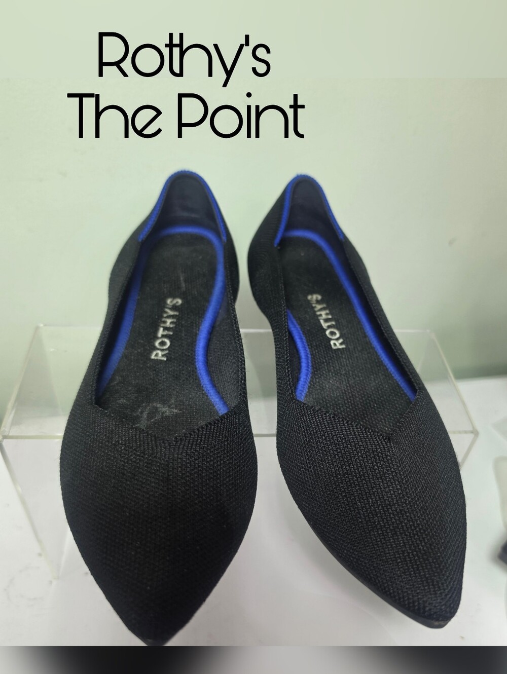 NEW Rothy's Flats Recycled Textile The Point Ballet Comfort Shoes 8